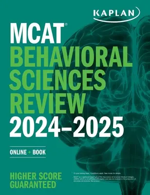 MCAT Ciencias del Comportamiento 2024-2025: Online + Libro - MCAT Behavioral Sciences Review 2024-2025: Online + Book