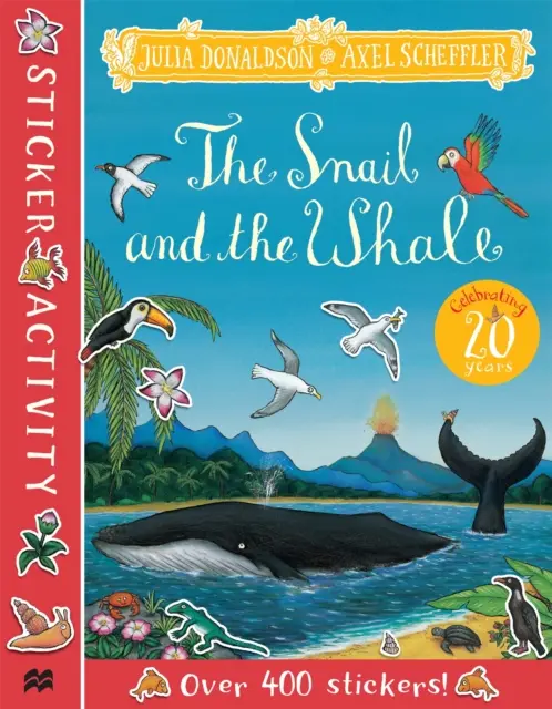 El caracol y la ballena Libro de pegatinas - Snail and the Whale Sticker Book