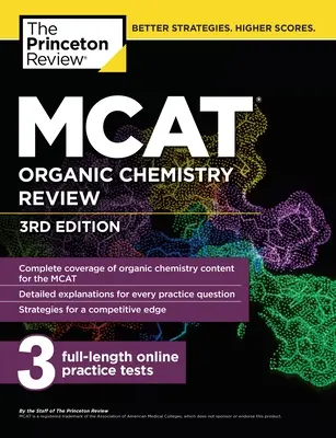 Revisión de Química Orgánica del MCAT, 3ra Edición - MCAT Organic Chemistry Review, 3rd Edition