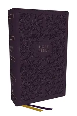 Santa Biblia RVR, Biblia de consulta con columna central, símil cuero, púrpura, 73.000+ referencias cruzadas, letra roja, cómoda impresión: Versión Reina Valera - KJV Holy Bible, Center-Column Reference Bible, Leathersoft, Purple, 73,000+ Cross References, Red Letter, Comfort Print: King James Version