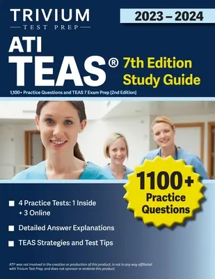 ATI TEAS 7ª Edición 2023-2024 Guía de Estudio: Más de 1.100 preguntas de práctica y preparación para el examen TEAS 7 [2ª Edición] - ATI TEAS 7th Edition 2023-2024 Study Guide: 1,100+ Practice Questions and TEAS 7 Exam Prep [2nd Edition]