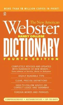 El Nuevo Diccionario Universitario Webster Handy: Cuarta edición - The New American Webster Handy College Dictionary: Fourth Edition