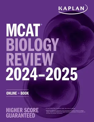 MCAT Revisión de Biología 2024-2025: En línea + Libro - MCAT Biology Review 2024-2025: Online + Book