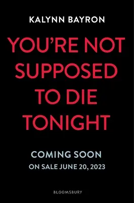 No se supone que mueras esta noche - You're Not Supposed to Die Tonight