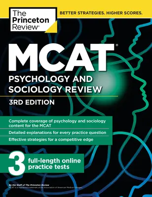 MCAT Psychology and Sociology Review - Complete Behavioral Sciences Content Review + Practice Tests