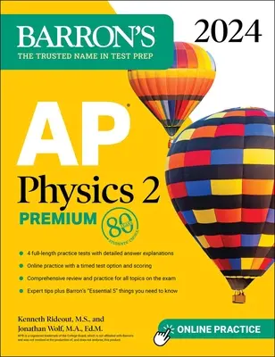 AP Physics 2 Premium, 2024: 4 Pruebas de Práctica + Revisión Exhaustiva + Práctica Online - AP Physics 2 Premium, 2024: 4 Practice Tests + Comprehensive Review + Online Practice