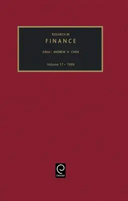 Investigación en finanzas, volumen 17 - Research in Finance, Volume 17