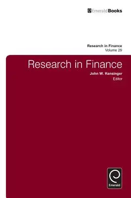 Investigación en finanzas - Research in Finance