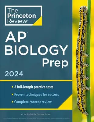 Princeton Review AP Biology Prep, 26ª Edición: 3 Pruebas de Práctica + Revisión Completa de Contenidos + Estrategias y Técnicas - Princeton Review AP Biology Prep, 26th Edition: 3 Practice Tests + Complete Content Review + Strategies & Techniques