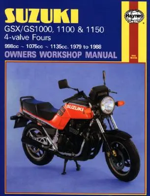 Suzuki Gsx/Gs1000, 1100 & 1150 4-Valve Cuatros Dueños Manual de Taller, No. M737: 1979-1988 - Suzuki Gsx/Gs1000, 1100 & 1150 4-Valve Fours Owners Workshop Manual, No. M737: 1979-1988