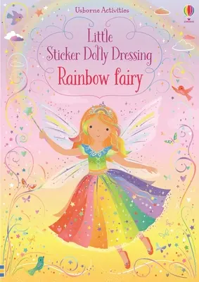 Pequeña Pegatina Dolly Vestir Hada Arco Iris - Little Sticker Dolly Dressing Rainbow Fairy