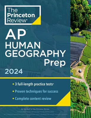 Princeton Review AP Geografía Humana, 15ª Edición: 3 Pruebas de Práctica + Revisión Completa de Contenidos + Estrategias y Técnicas - Princeton Review AP Human Geography Prep, 15th Edition: 3 Practice Tests + Complete Content Review + Strategies & Techniques