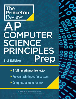 Princeton Review AP Principios de Ciencias de la Computación Prep, 3 ª Edición: 4 Pruebas de Práctica + Revisión Completa de Contenidos + Estrategias y Técnicas - Princeton Review AP Computer Science Principles Prep, 3rd Edition: 4 Practice Tests + Complete Content Review + Strategies & Techniques