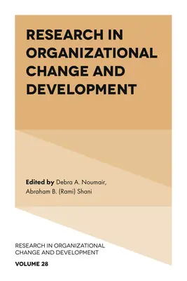 Investigación sobre cambio y desarrollo organizativos - Research in Organizational Change and Development