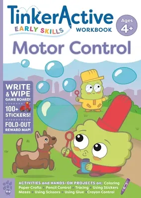 Tinkeractive Early Skills Motor Control Workbook Edades 4+ - Tinkeractive Early Skills Motor Control Workbook Ages 4+