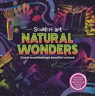 Maravillas naturales: Libro de actividades de arte para adultos - Natural Wonders: Adult Scratch Art Activity Book