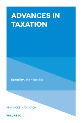 Avances en fiscalidad - Advances in Taxation