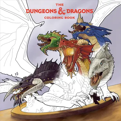 El libro para colorear de Dragones y Mazmorras: 80 dibujos aventureros - The Dungeons & Dragons Coloring Book: 80 Adventurous Line Drawings