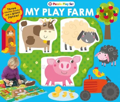 Puzzle Play Set: Mi Granja: ¡Three Chunky Books and a Giant Jigsaw Puzzle! [Con tres minilibros gruesos y un puzzle de 9 piezas]. - Puzzle Play Set: My Play Farm: Three Chunky Books and a Giant Jigsaw Puzzle! [With Three Chunky Mini Books and 9-Piece Jigsaw Puzzle]