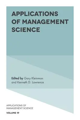 Aplicaciones de la ciencia de la gestión - Applications of Management Science