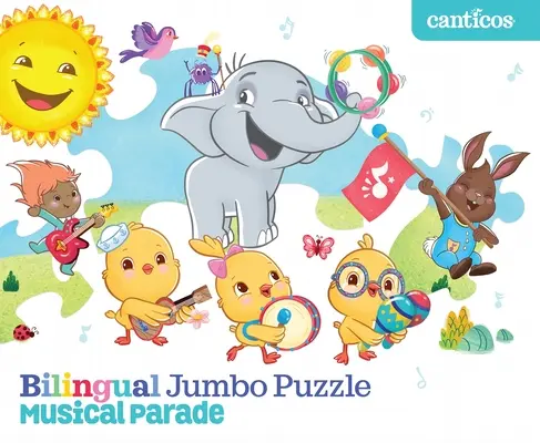 Puzzle Jumbo Bilingüe: Desfile Musical - Bilingual Jumbo Puzzle: Musical Parade