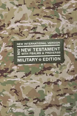 Niv, Nuevo Testamento con Salmos y Proverbios, Edición Militar, Compacta, Rústica, Camuflaje militar, Impresión confort - Niv, New Testament with Psalms and Proverbs, Military Edition, Compact, Paperback, Military Camo, Comfort Print