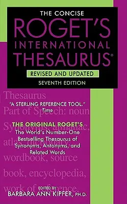 El Conciso Tesauro Internacional Roget - The Concise Roget's International Thesaurus