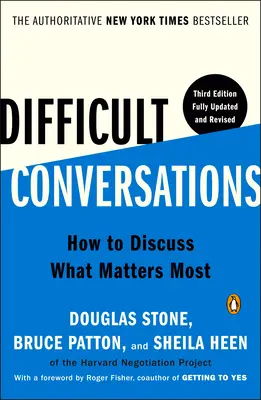 Conversaciones difíciles: Cómo hablar de lo que más importa - Difficult Conversations: How to Discuss What Matters Most
