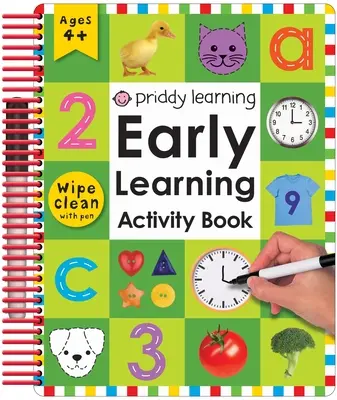 Limpiar con un paño: Libro de actividades de aprendizaje temprano [Con 2 rotuladores Wipe-Clean] - Wipe Clean: Early Learning Activity Book [With 2 Wipe-Clean Pens]