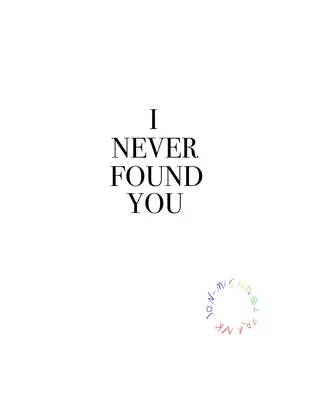 Nunca te encontré - I Never Found You