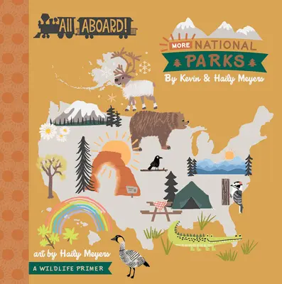 Todo a bordo Más parques nacionales: Un manual sobre la vida salvaje - All Aboard! More National Parks: A Wildlife Primer