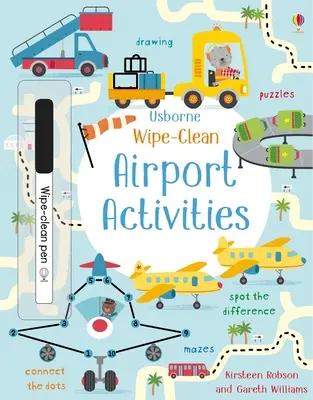 Actividades para limpiar el aeropuerto - Wipe-Clean Airport Activities