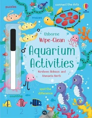 Actividades para limpiar el acuario - Wipe-Clean Aquarium Activities