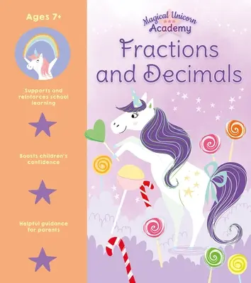 Academia Unicornio Mágico: Fracciones y decimales - Magical Unicorn Academy: Fractions and Decimals