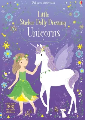 Pegatina Dolly Vestir Unicornios - Little Sticker Dolly Dressing Unicorns