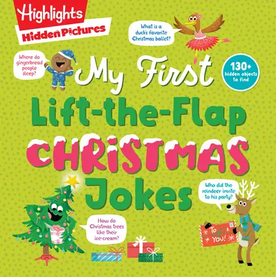 Imágenes ocultas Mis primeros chistes de Navidad con solapas elevables - Hidden Pictures My First Lift-The-Flap Christmas Jokes