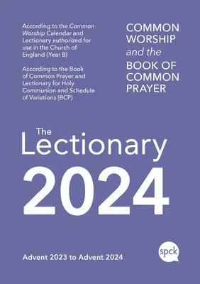 Leccionario de culto común 2024 - Common Worship Lectionary 2024