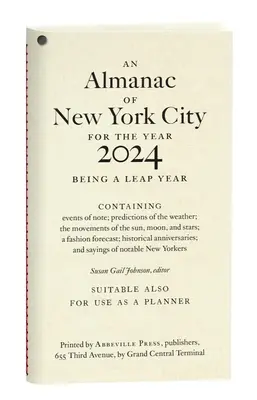 Almanaque de la ciudad de Nueva York para el año 2024 - An Almanac of New York City for the Year 2024