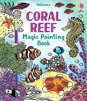 Libro de Pintura Mágica de Arrecifes de Coral - Coral Reef Magic Painting Book