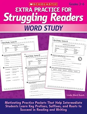 Estudio de palabras, Grados 3-6 - Word Study, Grades 3-6