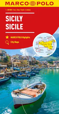 Sicilia Mapa Marco Polo - Sicily Marco Polo Map