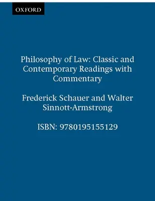 Filosofía del Derecho: Lecturas clásicas y contemporáneas con comentarios - Philosophy of Law: Classic and Contemporary Readings with Commentary