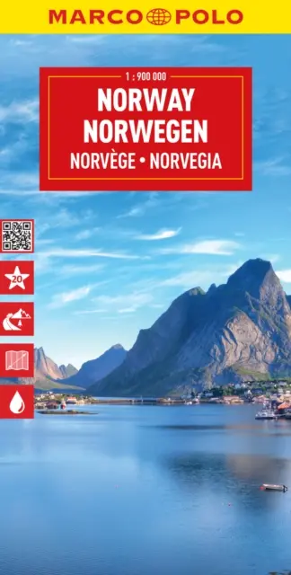 Noruega Mapa Marco Polo - Norway Marco Polo Map