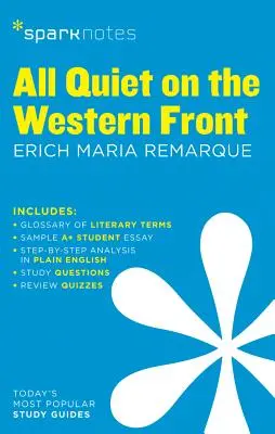 Sin novedad en el frente occidental Guía Sparknotes de Literatura: Volumen 15 - All Quiet on the Western Front Sparknotes Literature Guide: Volume 15