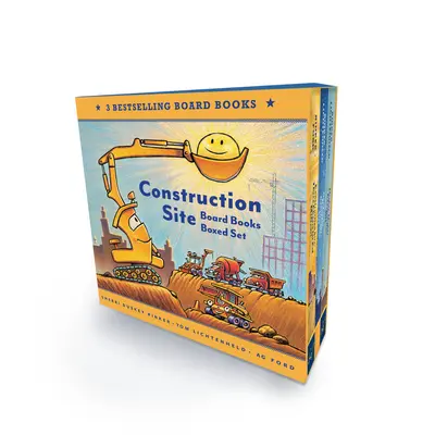 Caja de libros de construcción - Construction Site Board Books Boxed Set