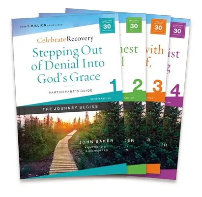 Guía del participante actualizada de Celebrate Recovery, Volúmenes 1-4 - Un programa de recuperación basado en ocho principios de las Bienaventuranzas - Celebrate Recovery Updated Participant's Guide Set, Volumes 1-4 - A Recovery Program Based on Eight Principles from the Beatitudes