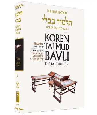 Koren Talmud Bavli, Vol.7: Tratado Pesahim, Parte 2: Edición Noe Color, Hebreo/Inglés - Koren Talmud Bavli, Vol.7: Tractate Pesahim, Part 2: Noe Color Edition, Hebrew/English