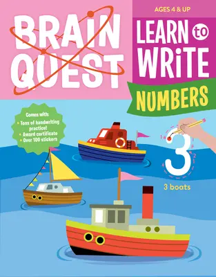 Brain Quest Aprende a escribir: Números - Brain Quest Learn to Write: Numbers