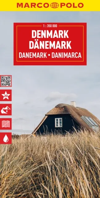 Dinamarca Mapa Marco Polo - Denmark Marco Polo Map