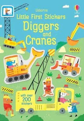 Little First Stickers Excavadoras y Grúas - Little First Stickers Diggers and Cranes